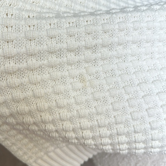 French Connection Mozart Popcorn Cotton Sweater - winter white - Picture 16 of 17